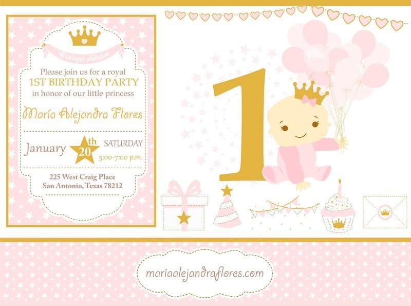 1st Birthday Invitation