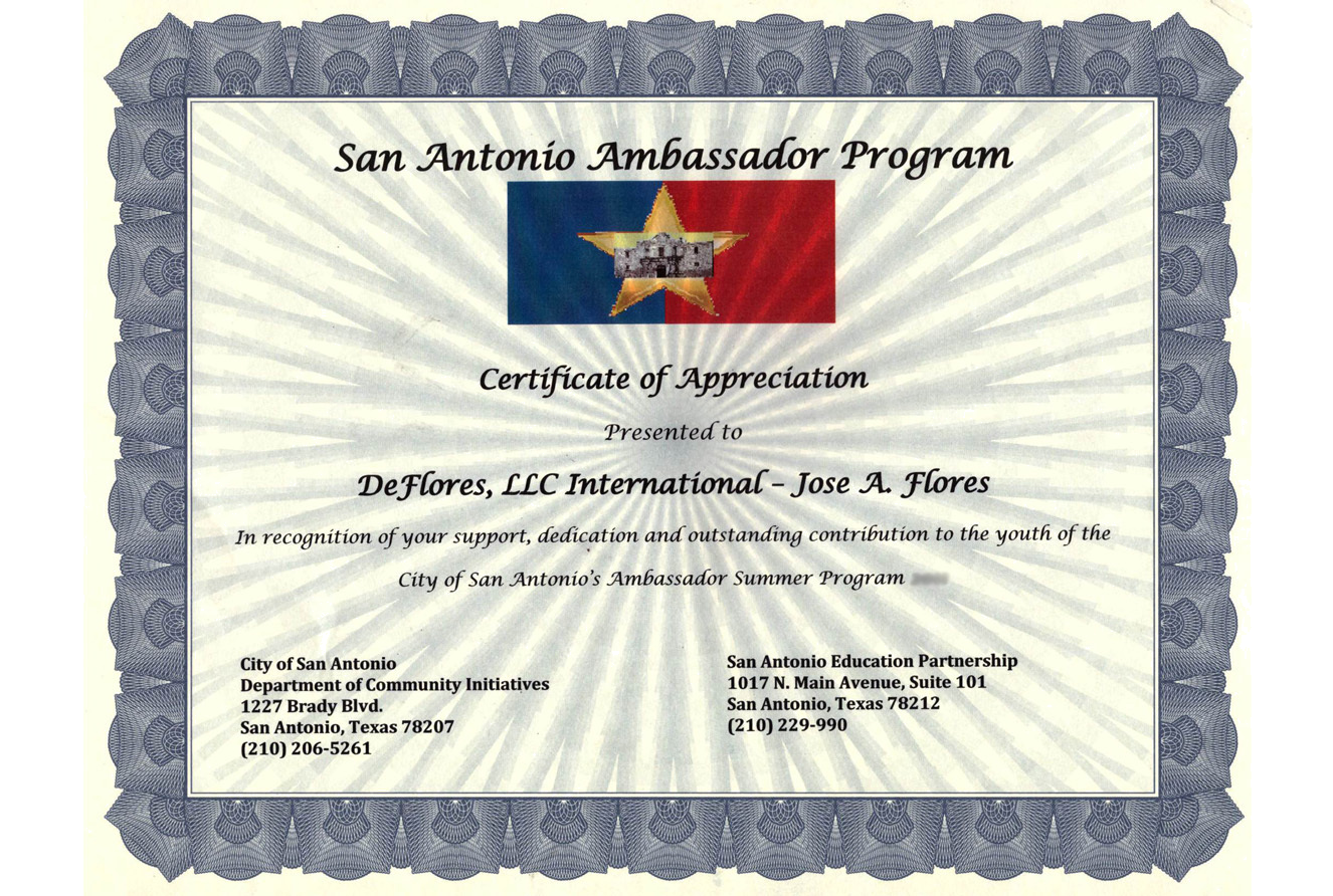 San Antonio Ambassador Program